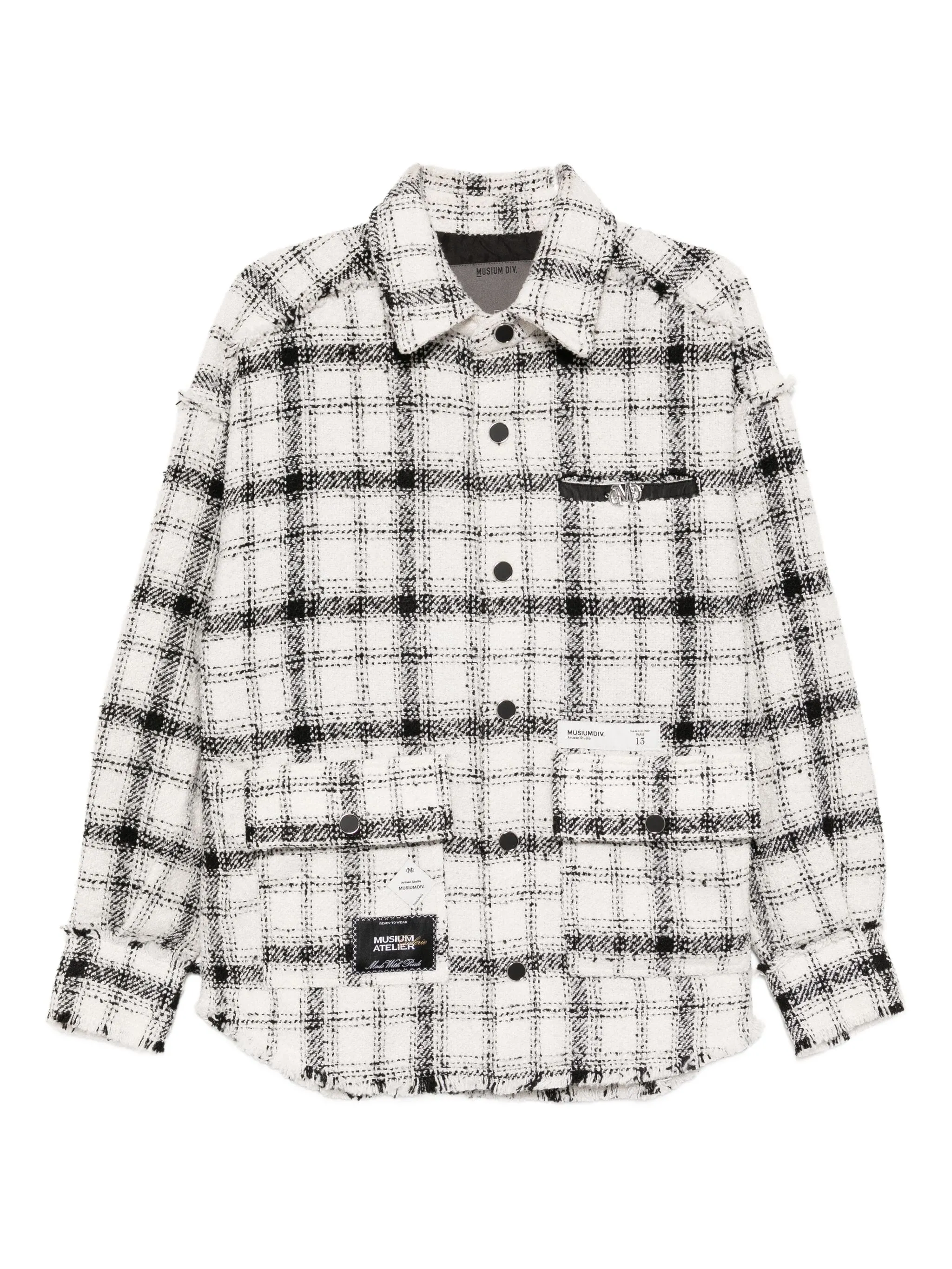 

Куртка-рубашка с нашивкой-логотипом Musium Div., белый