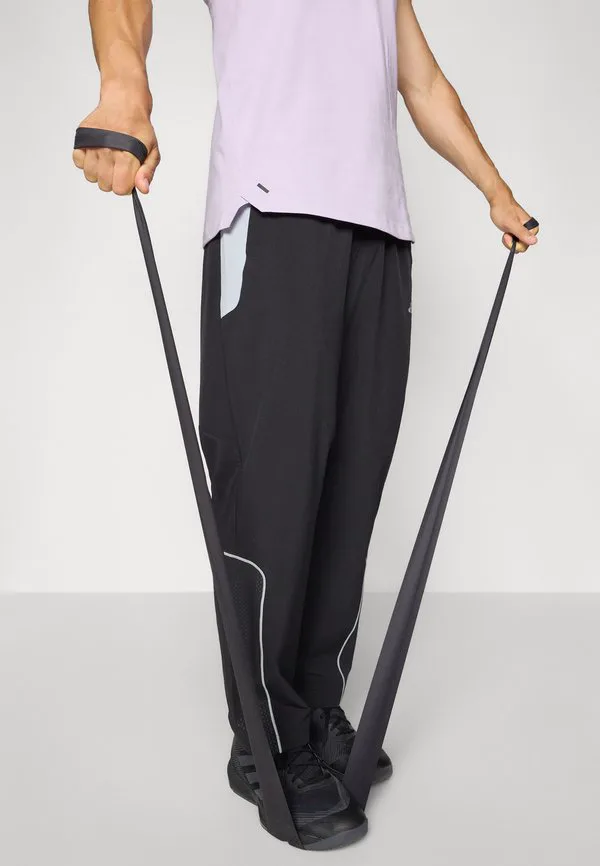 Технологичные спортивные штаны Adidas Performance, Black/Halo Silver-Coloured — фото 4