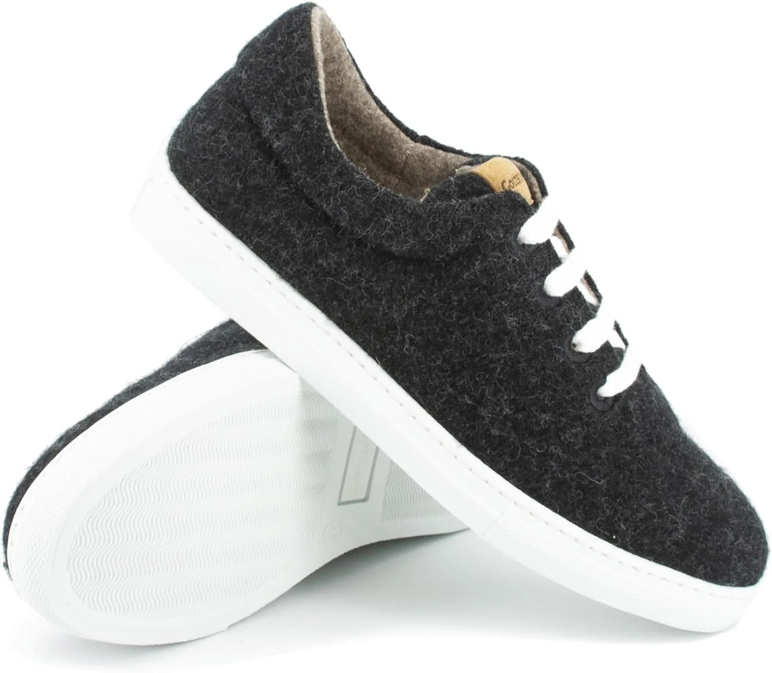 Кроссовки Gottstein Wool Walker 101 из 100% натуральной шерсти для мужчин и женщин | Шерстяные кроссовки, угольный