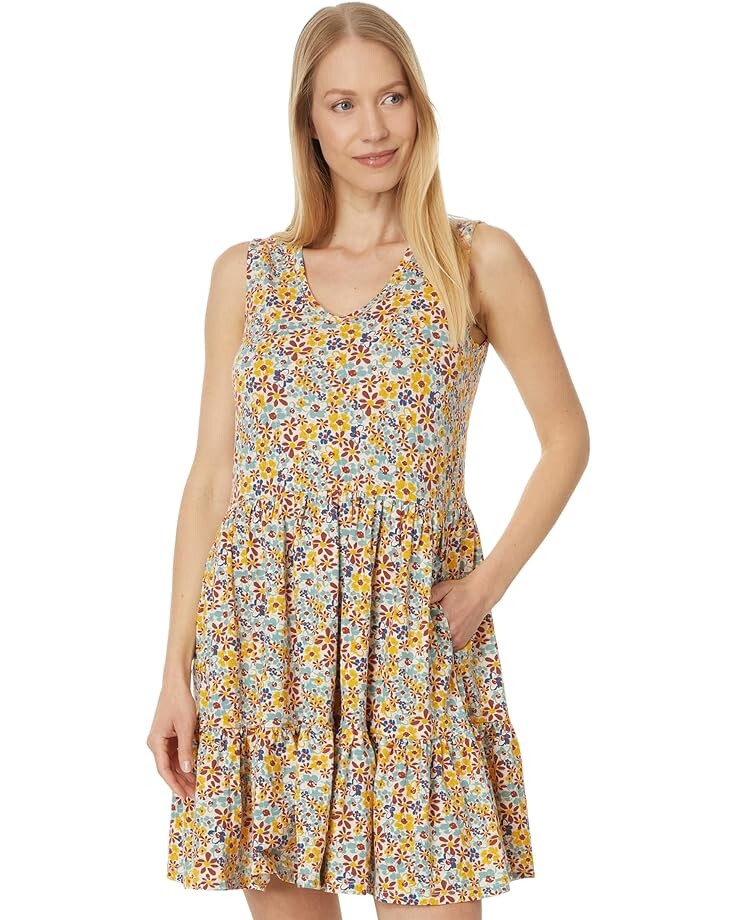 

Платье Toad&Co Marley Tiered Sleeveless, цвет Barley Multi Floral Print