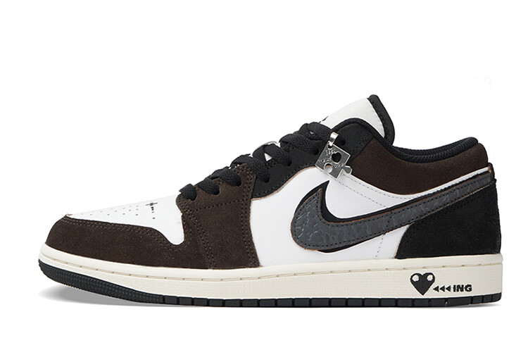 

Баскетбольные кроссовки Air 1 Vintage женские с низким верхом/коричневый Jordan
