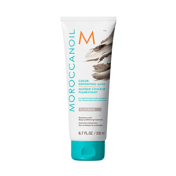 

Цветная маска Color Depositing Mask Platinum Moroccanoil, 200 ml