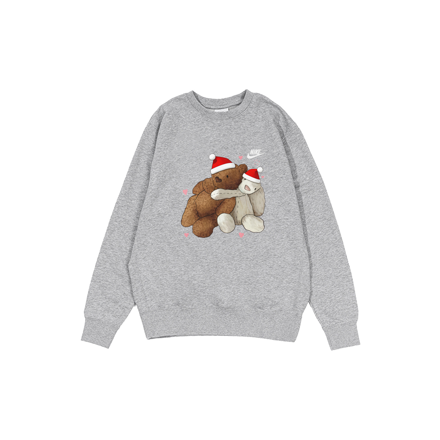 

Nike Мужская толстовка серого цвета с круглым вырезом, средней толщины, стандартного размера