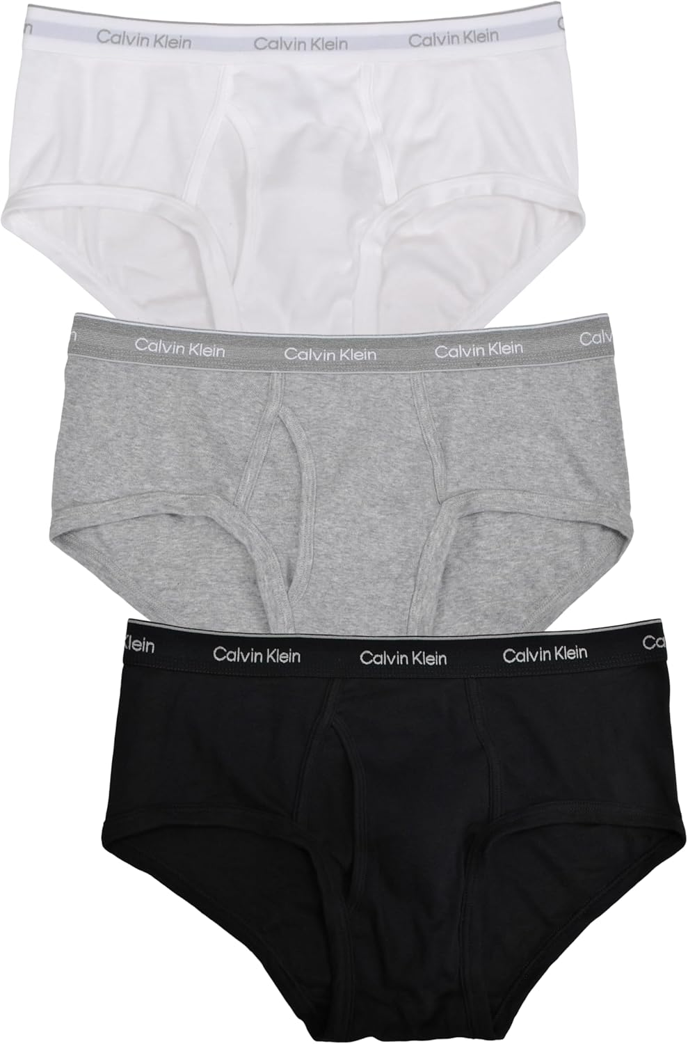 

Комплект из 3 мужских трусов Calvin Klein Cotton Classics, Black/Grey Heather/White
