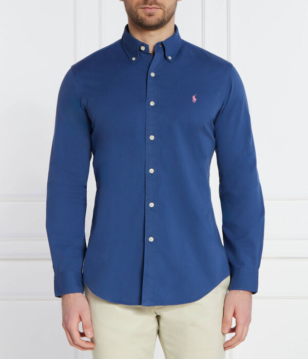 

Рубашка мужская Polo Ralph Lauren классического кроя, синий