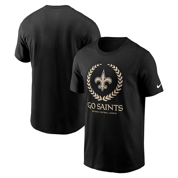 

Мужская черная футболка new orleans saints primetime local essential Nike