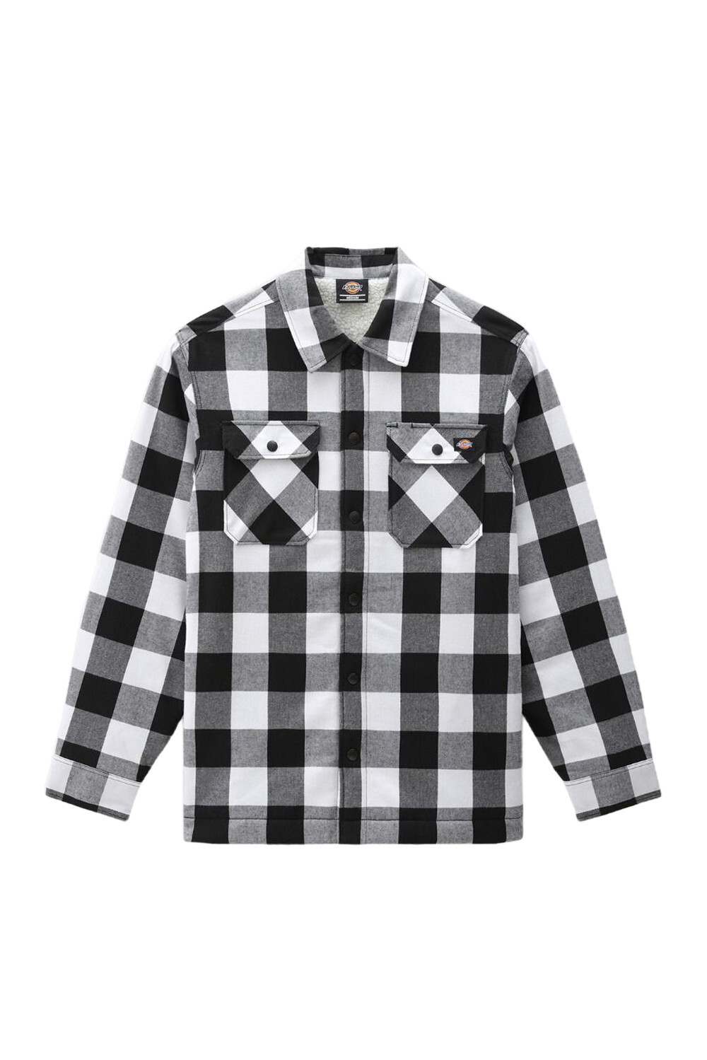 

Рубашка Dickies в клетку, черный/белый