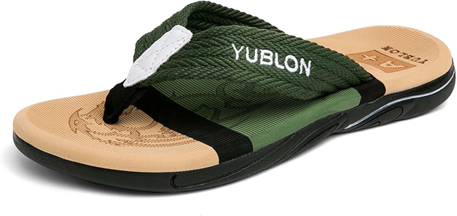 

Мужские шлепанцы летние EVA, с переплетенной тканью, модные, повседневные, гладкие, легкие, дышащие, мягкие, противоскользящие, износостойкие, гибкие, упругие, удобные Uangli, зеленый