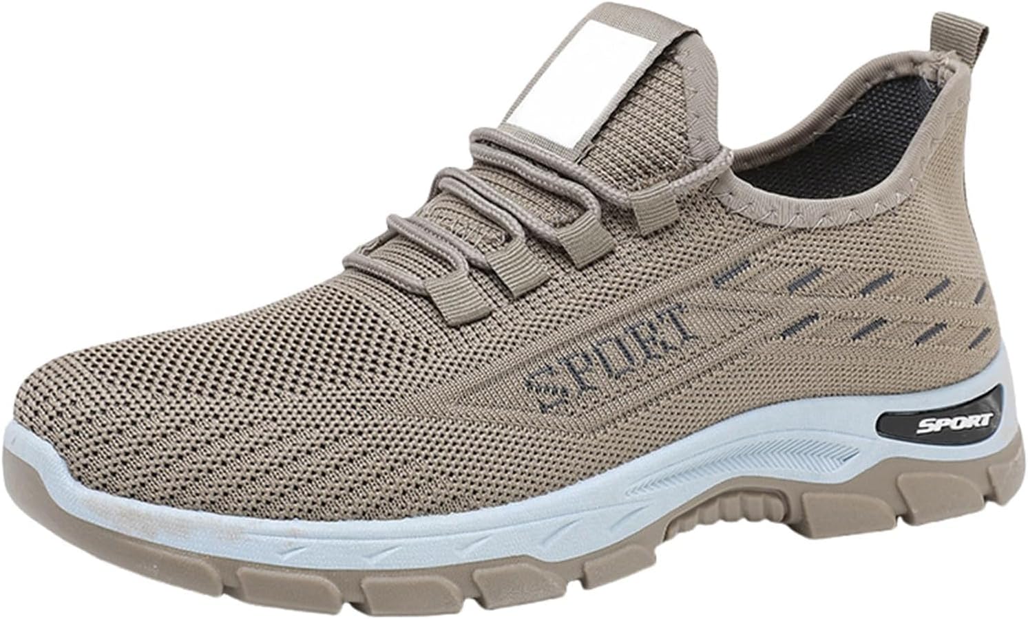 

Женские слипоны для ходьбы, повседневные легкие кроссовки для бега, спортивные кеды для тренажерного зала, дышащие кроссовки из сетки для тенниса и бега Generic, хаки