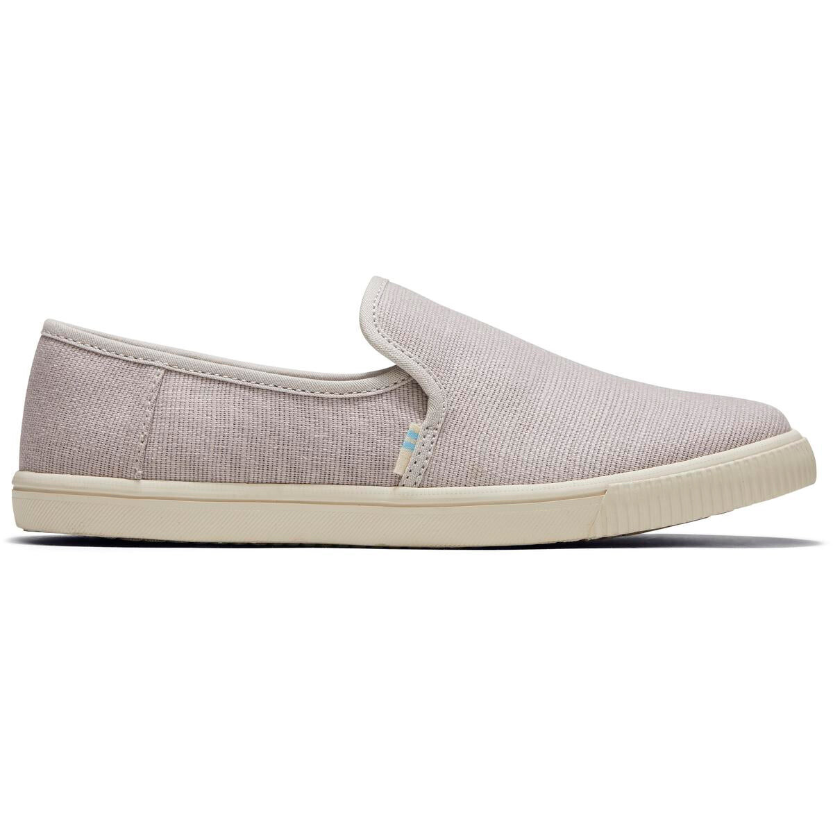 

Clemente Женская парусиновая повседневная обувь без шнуровки Toms, цвет Cloud Heritage Canvas