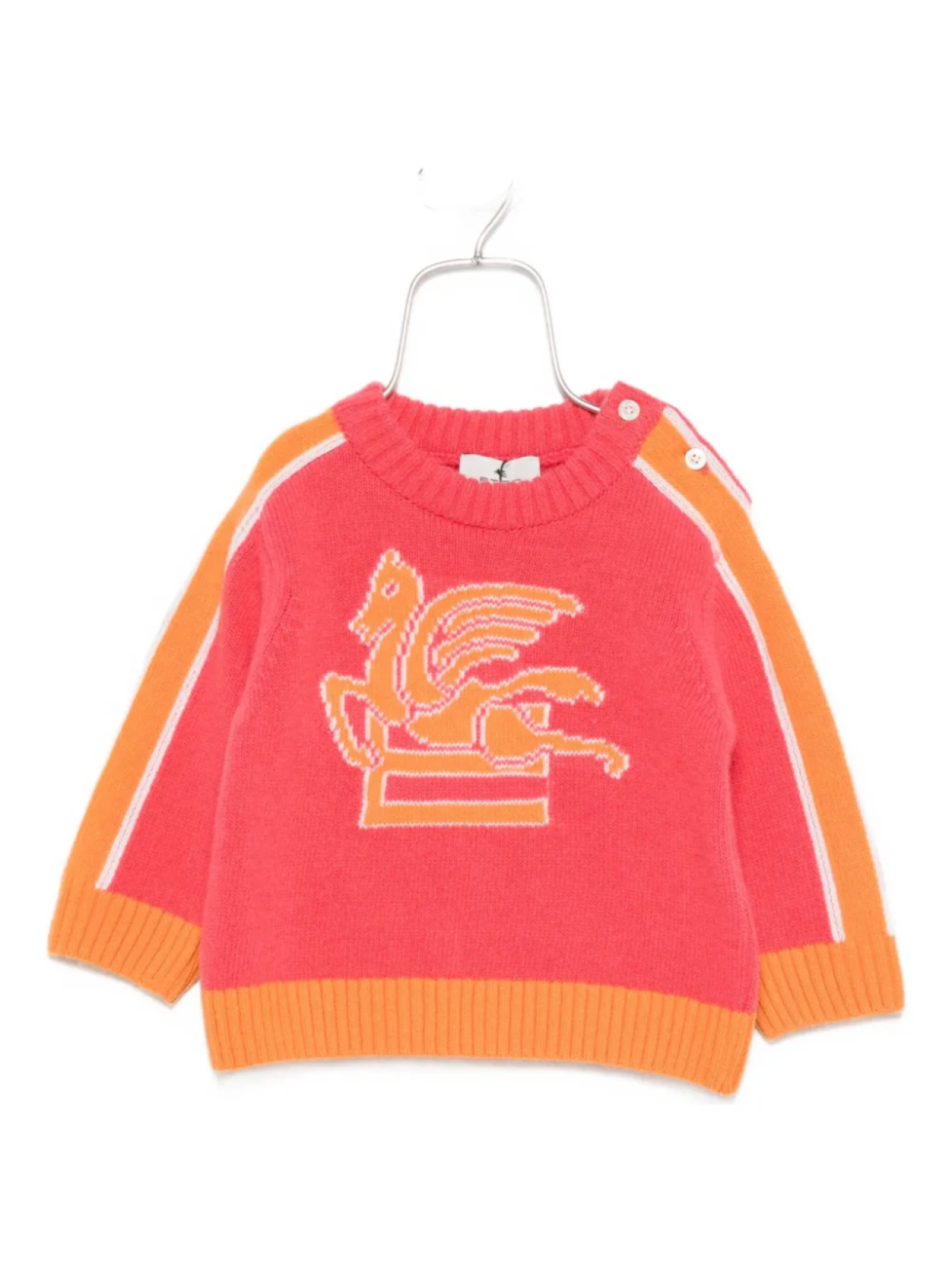 

Свитер с мотивом Пегаса ETRO KIDS, розовый