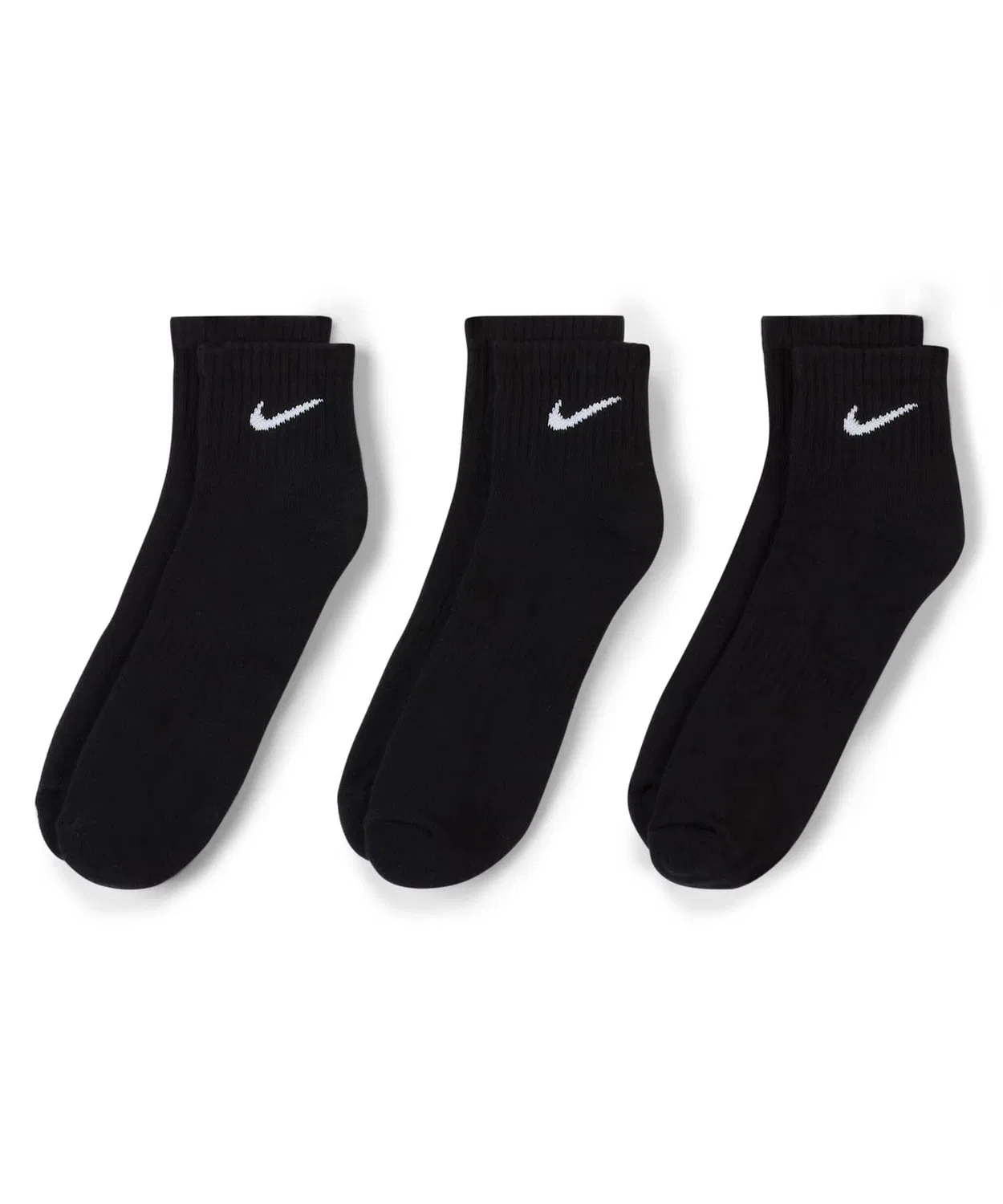 Носки тренировочные Nike Everyday Cushioned Ankle 3 пары черные — фото 3