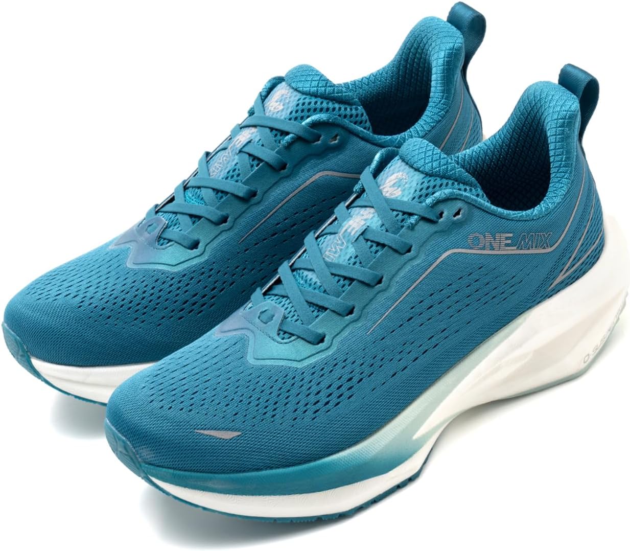 

Мужские кроссовки для бега ONEMIX, сетчатые спортивные кроссовки, противоскользящие, удобные, для тренировок в зале, повседневные, дышащие, для бега, тенниса и моды, синий