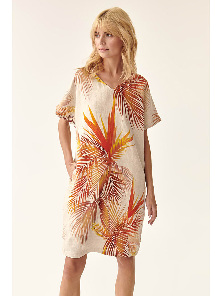 

Длинное платье TATUUM Leinen, бежевый