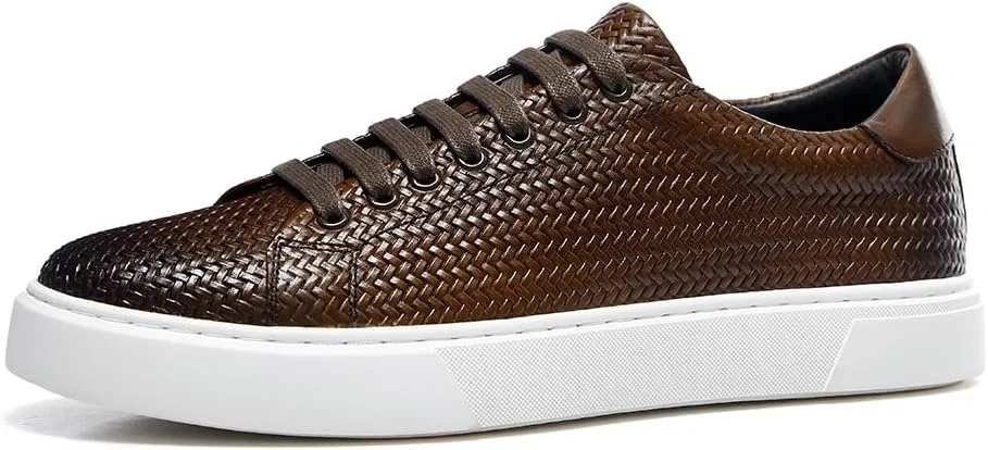 Мужские вязаные повседневные кроссовки FRASOICUS, Dark Brown