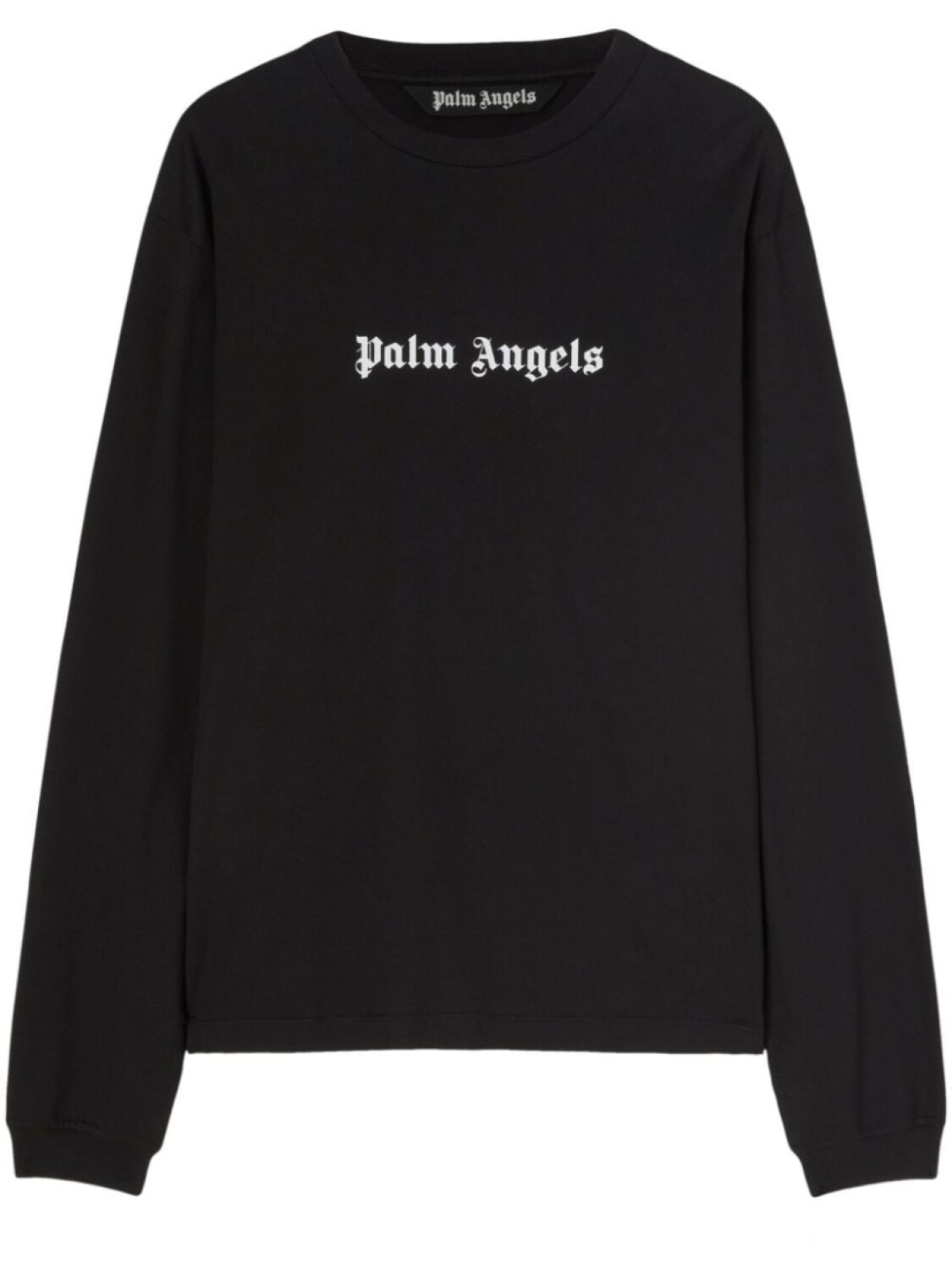 

Palm Angels футболка с длинными рукавами и вышитым логотипом, черный