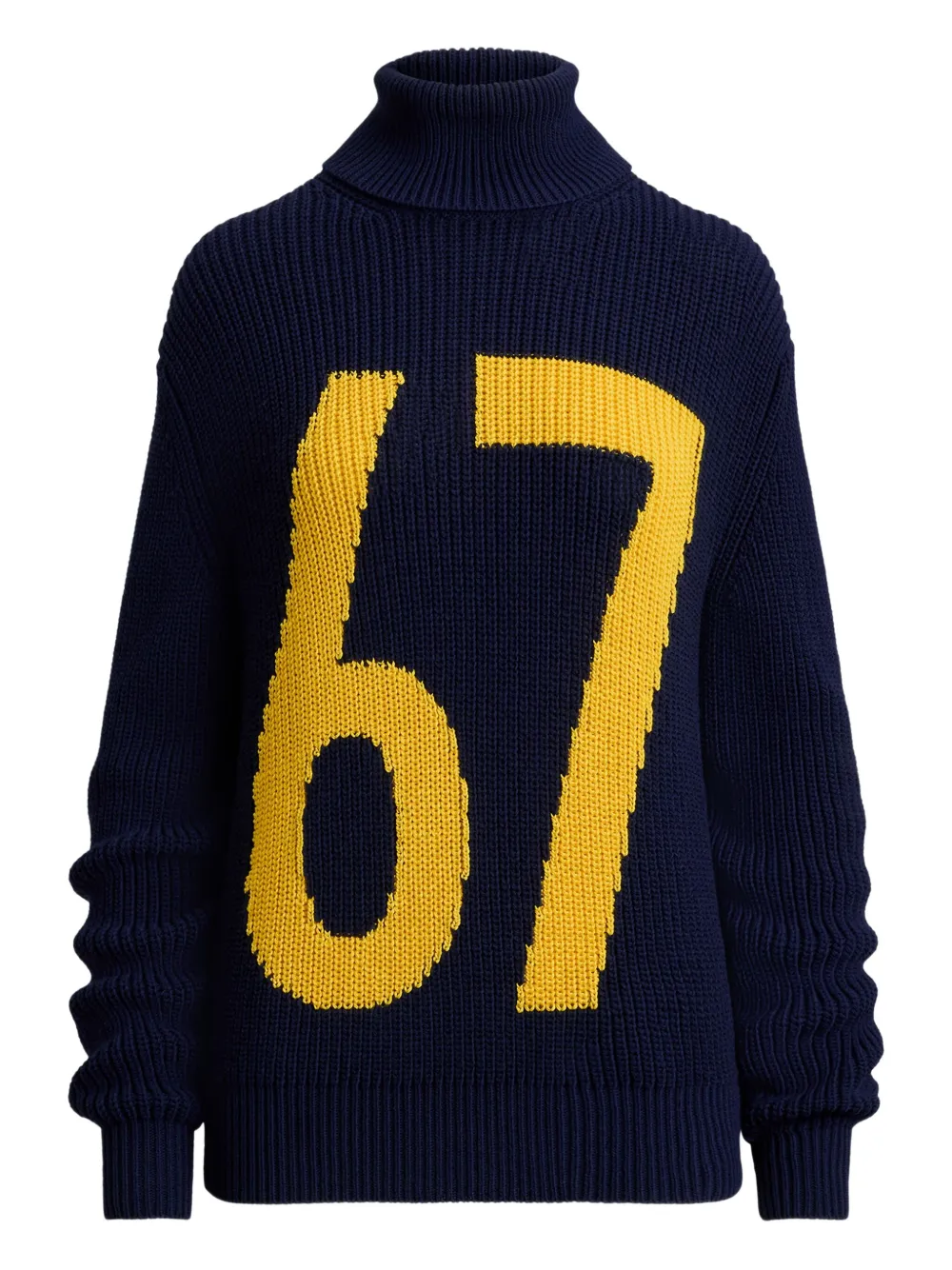 

Свитер с высоким воротником Ralph Lauren Collection, синий