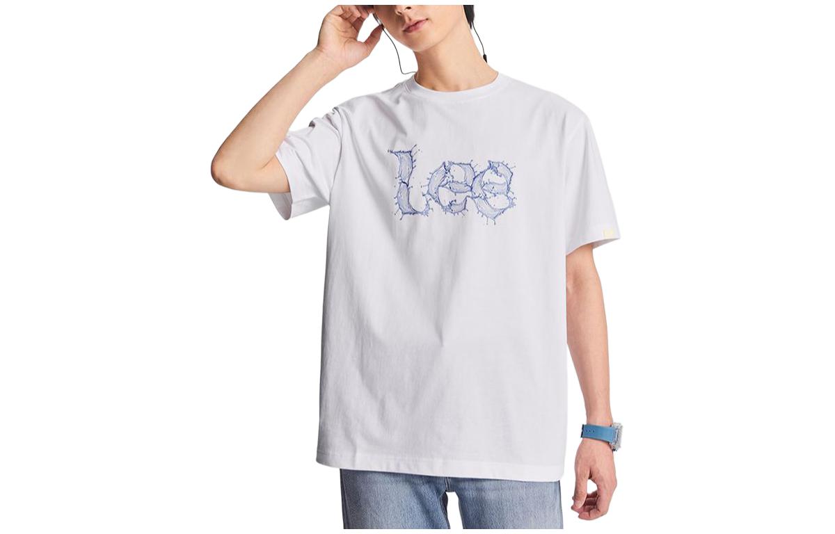 

Lee Футболка мужская белая, Белый, Lee Футболка мужская белая