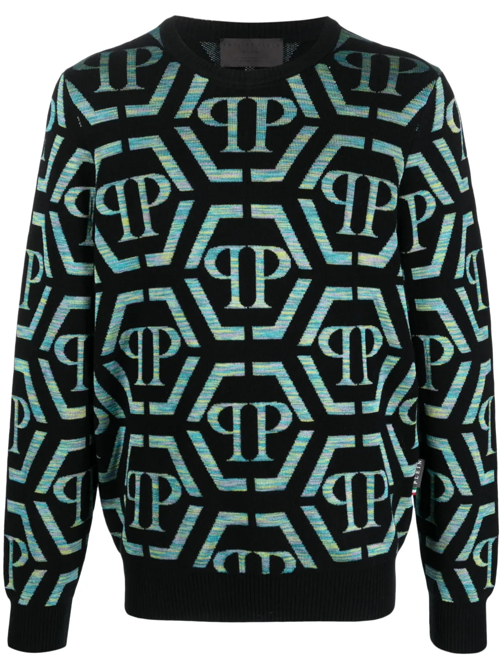 

Джемпер с логотипом Philipp Plein, черный