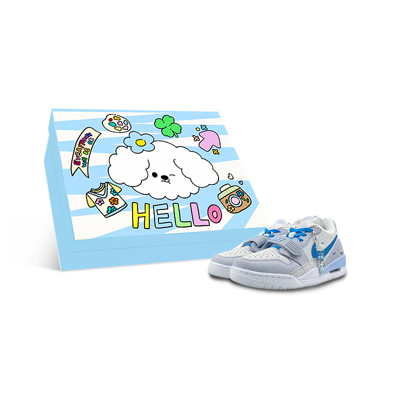 

Jordan Наследство 312 устойчивые к истиранию низкие винтажные баскетбольные кроссовки men's белый синий