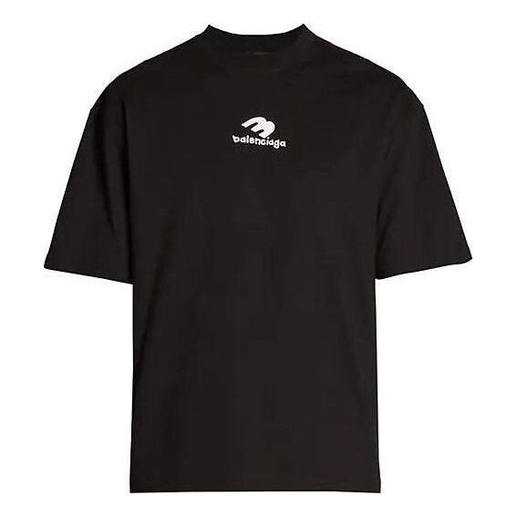 

Футболка sporty b icon short sleeve t-shirt 'black' Balenciaga, черный
