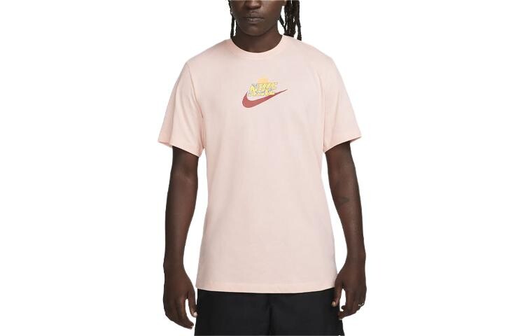 

Футболка мужская выбеленная коралловая Nike, цвет Bleached coral