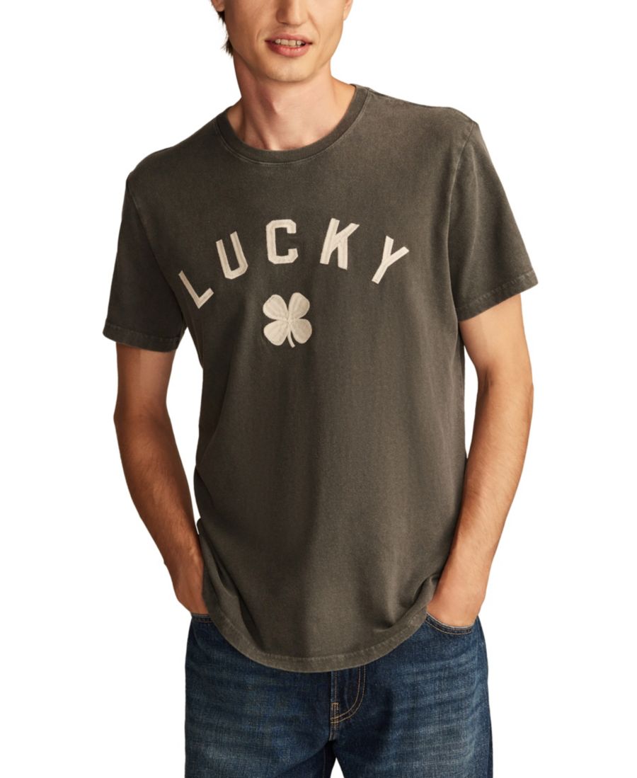 

Мужская футболка Счастливый клевер Lucky Brand, Jet Black