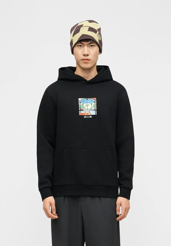 

Толстовка с капюшоном onsceres postcard hoodie hoodie Only & Sons, Black, Черный, Толстовка с капюшоном onsceres postcard hoodie hoodie Only & Sons, Black