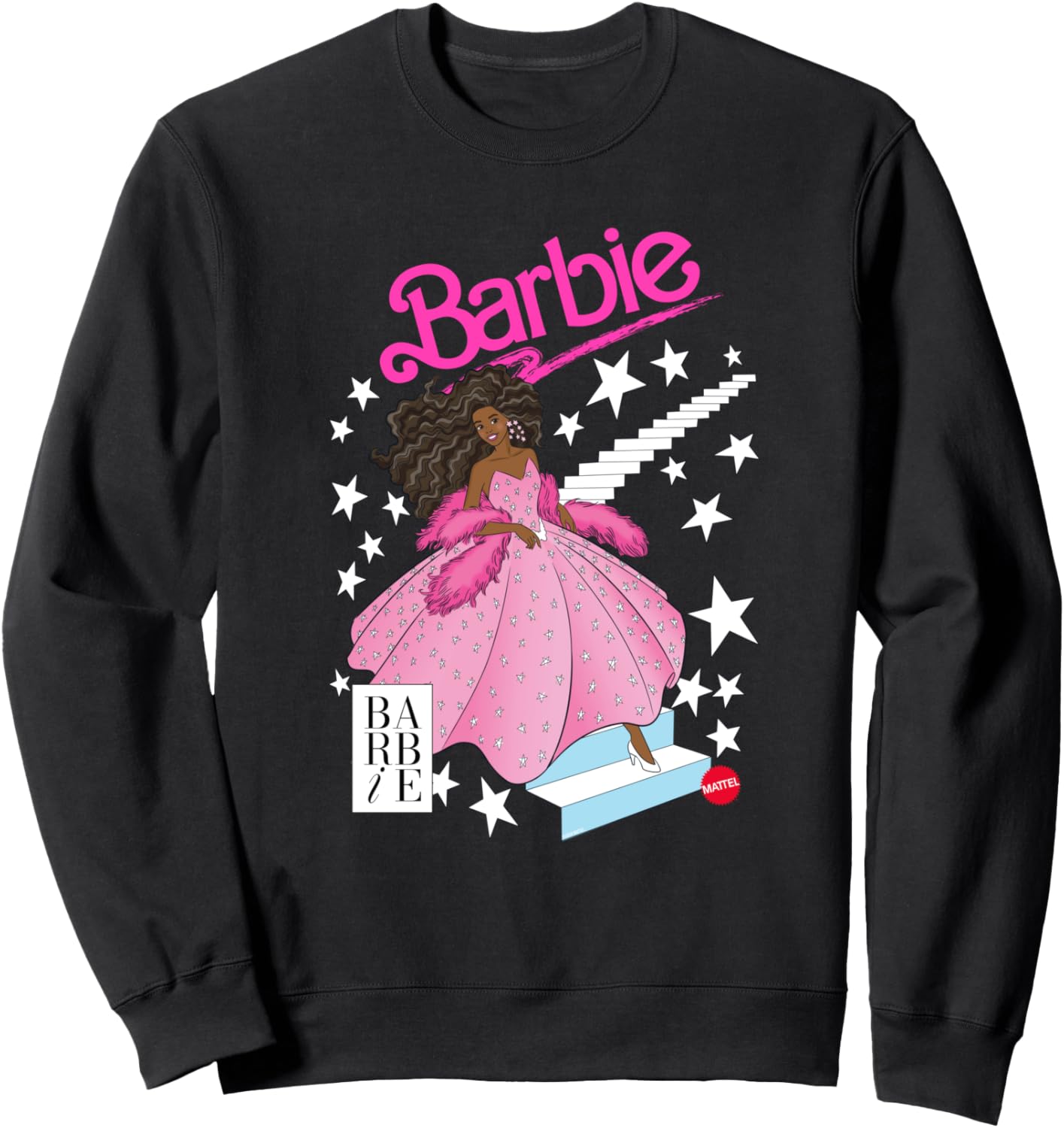 

Толстовка Barbie - Running Fashionably Late, черная