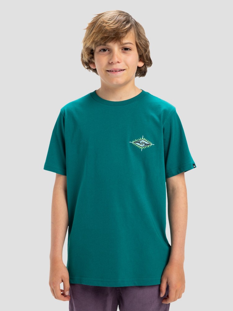 Футболка Quiksilver Ev Beach Blast Kids T-Shirt, teal green — фото 2