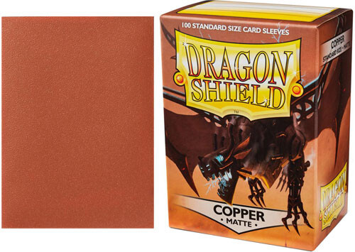 

Карточная игра Arcane Tinmen Dragon Shield Sleeves: Matte - Copper (100)