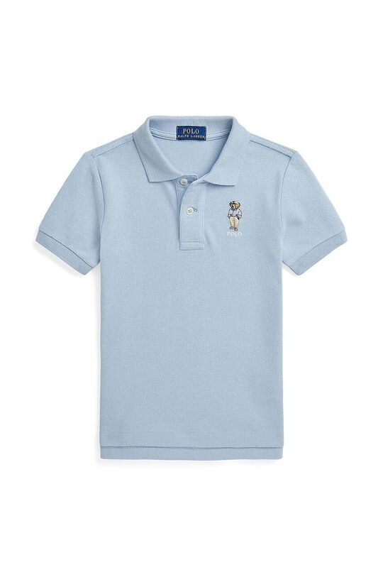 

Детское хлопковое поло Polo Ralph Lauren, синий