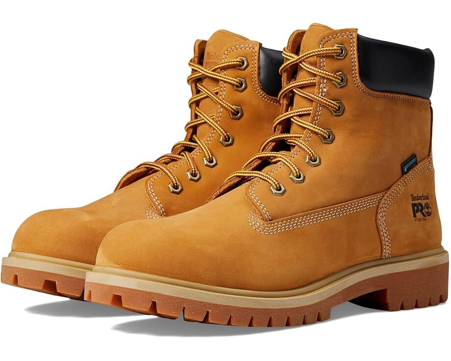 Ботинки Timberland PRO Direct Attach 6" Steel Safety Toe Insulated Waterproof, цвет Wheat-2024 NEW
