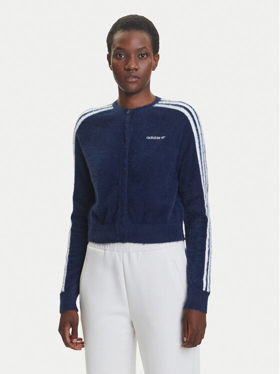 

Кардиган обычного кроя Fluffy JW3644 Adidas, синий