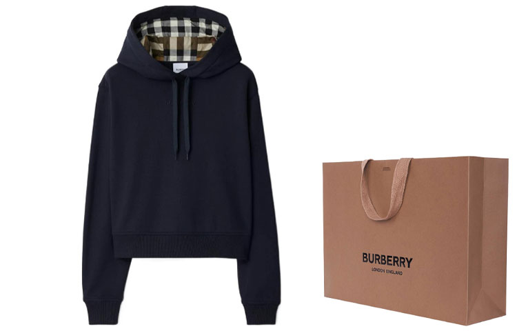 Свитшот Burberry, женский, морской синий — фото 3