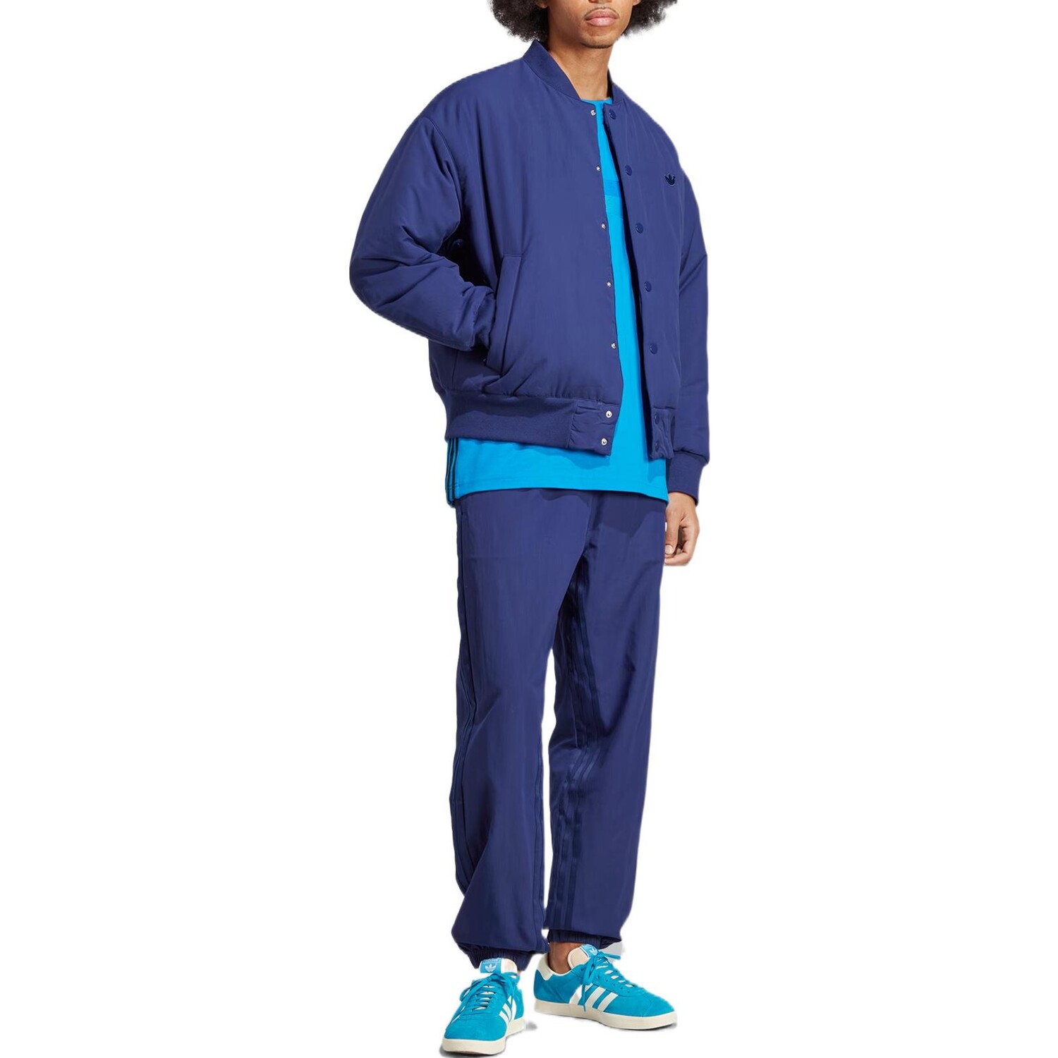 Синяя версия Коллекция Куртка Мужская Ночное Небо Фиолетовый Adidas Originals, цвет Night Sky Purple — фото 2