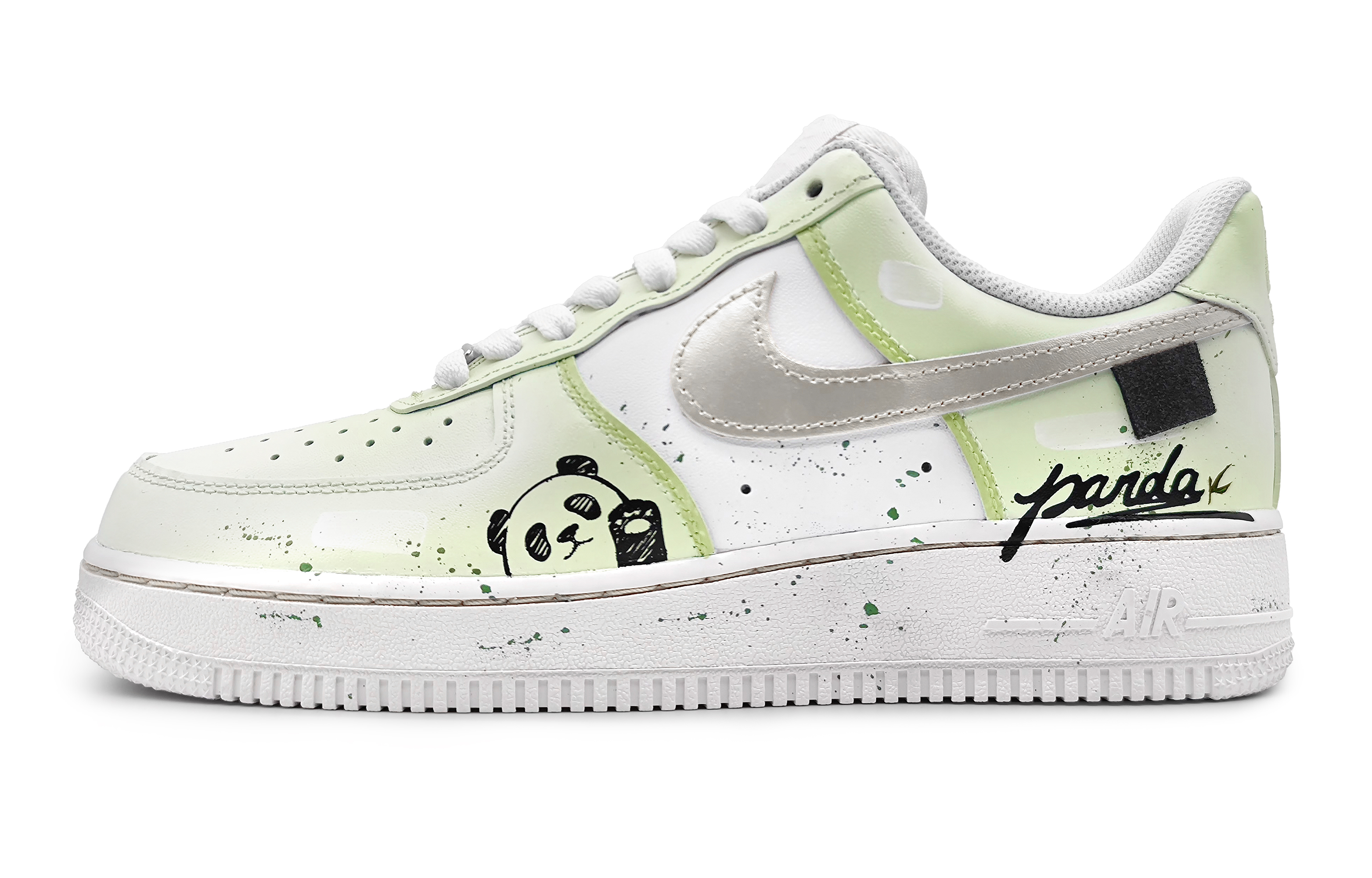 

Кроссовки Nike Air Force 1 Skateboard Shoes Women's Low-Top White Black, Черный, Кроссовки Nike Air Force 1 Skateboard Shoes Women's Low-Top White Black