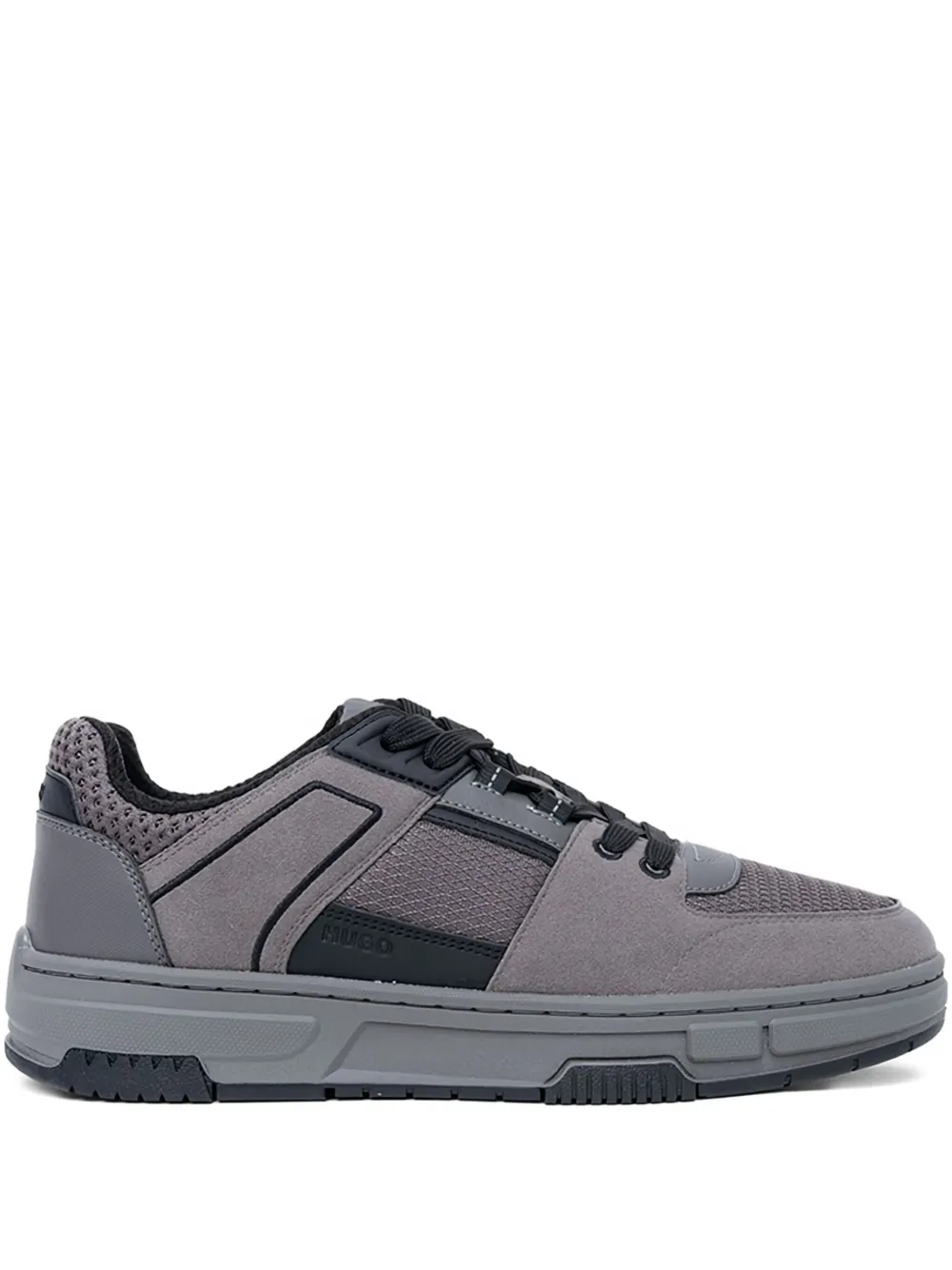

Кроссовки с многослойными вставками Hugo, серый