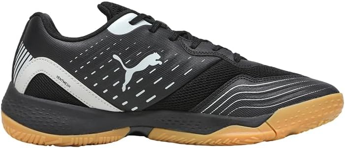 Кроссовки PUMA Unisex Solarflash III для зала, черный/серый/светло-серый — фото 3