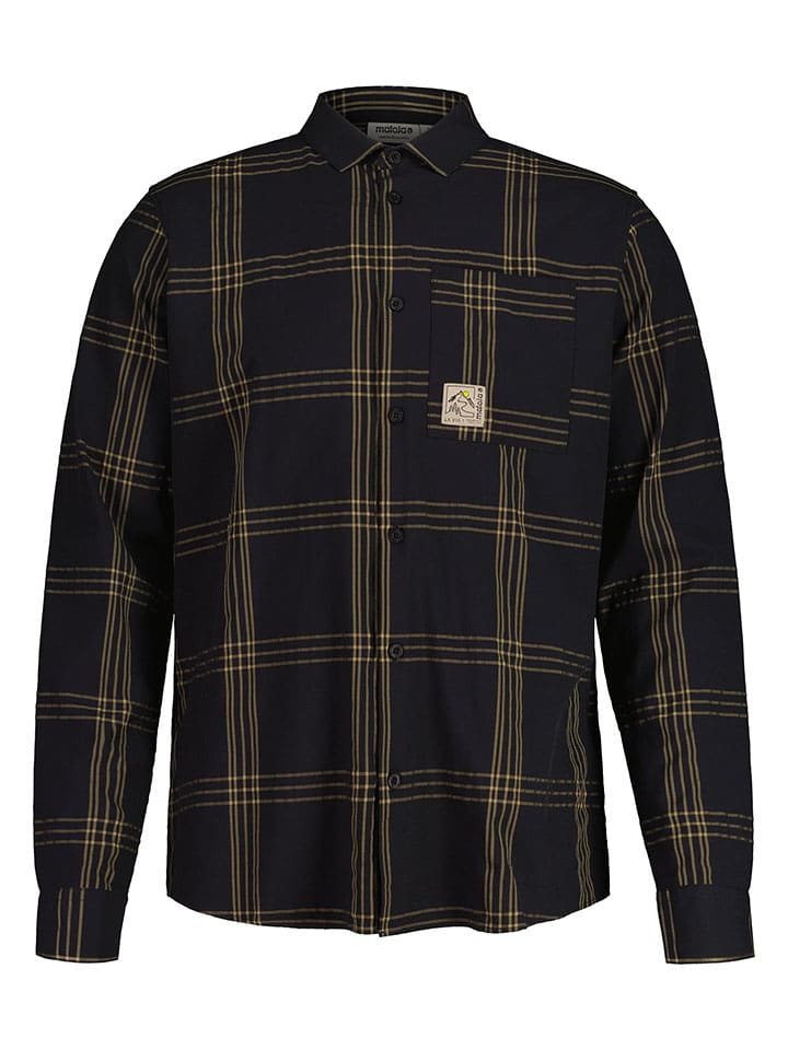 

Maloja Рубашка "AlblanM." черного цвета