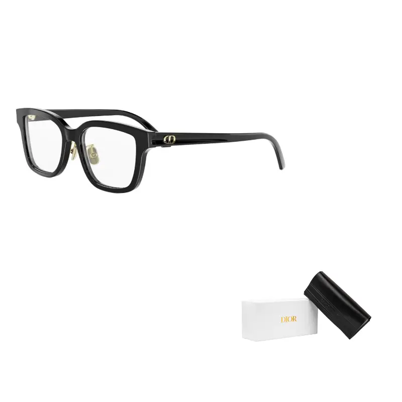 

DIOR Ацетатные квадратные очки унисекс черные, Black