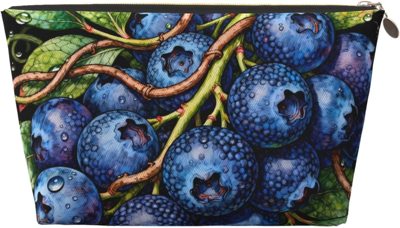 Косметичка дорожная с принтом «Blueberry Fruit Dark» Zelinge, Blueberry Fruit Dark-1