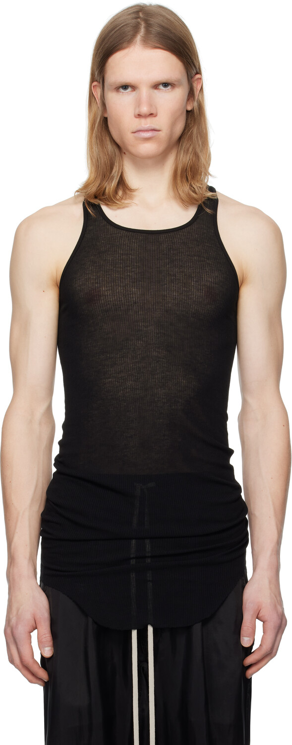 

Топ-топ Hollywood Basic Rib Rick Owens, черный