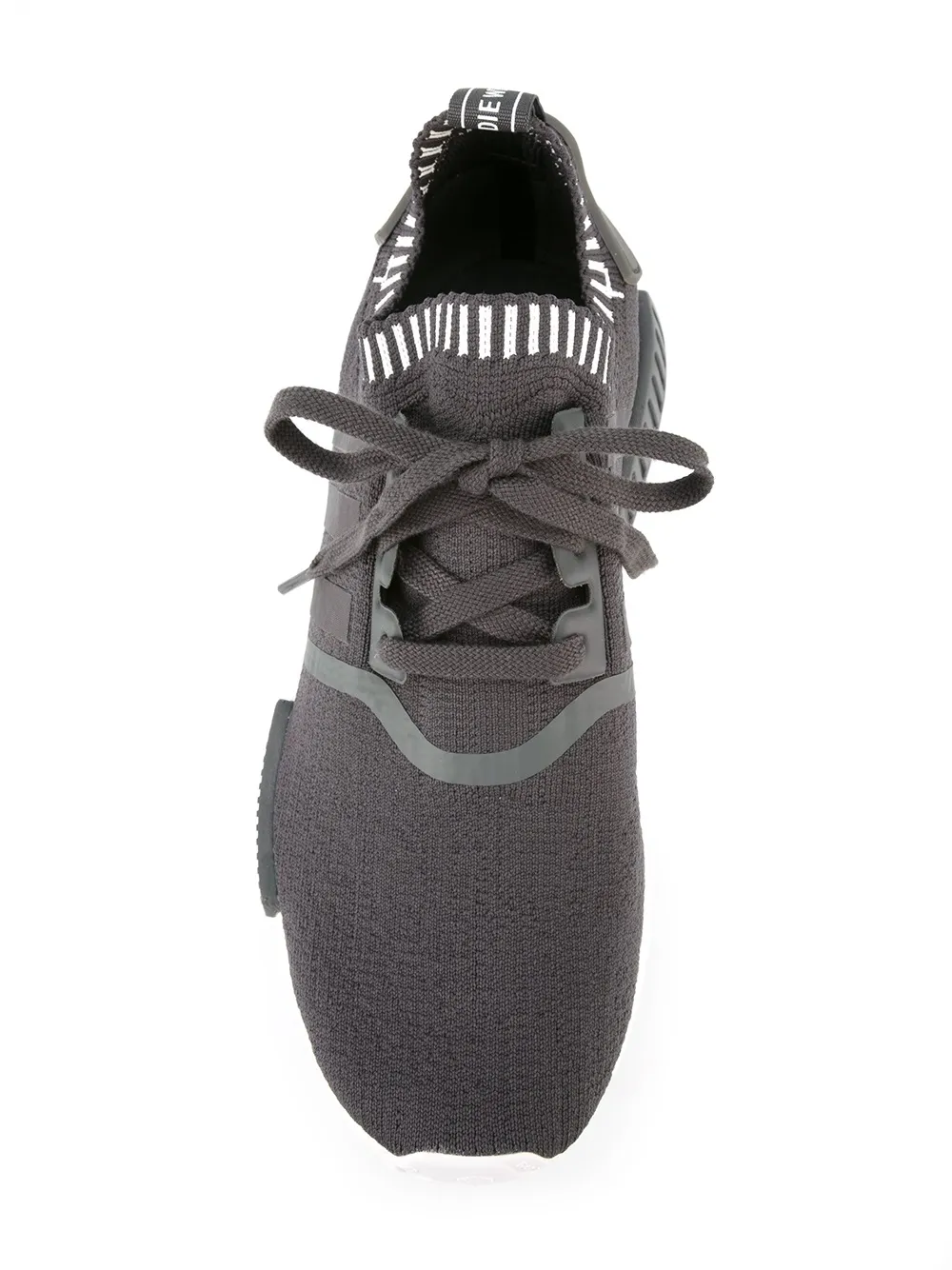 Кроссовки NMD R1 Primeknit Adidas, серый — фото 4