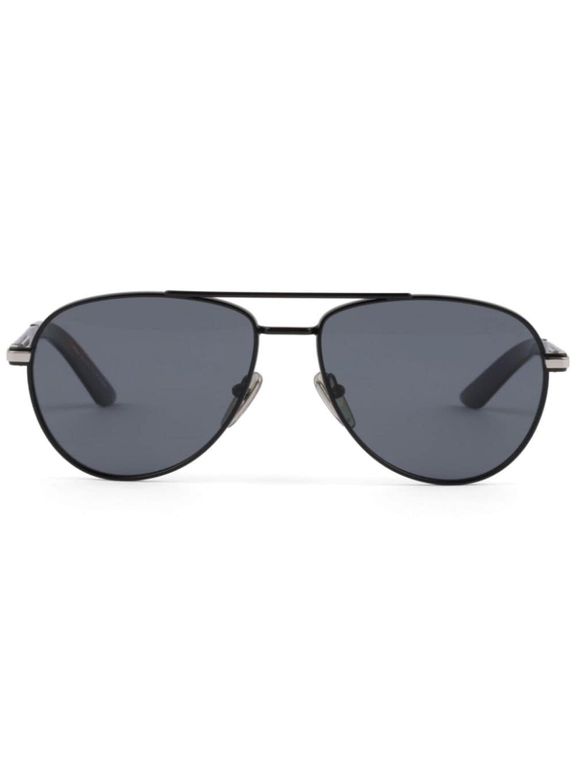 

Prada Eyewear солнцезащитные очки-пилоты с логотипом, черный