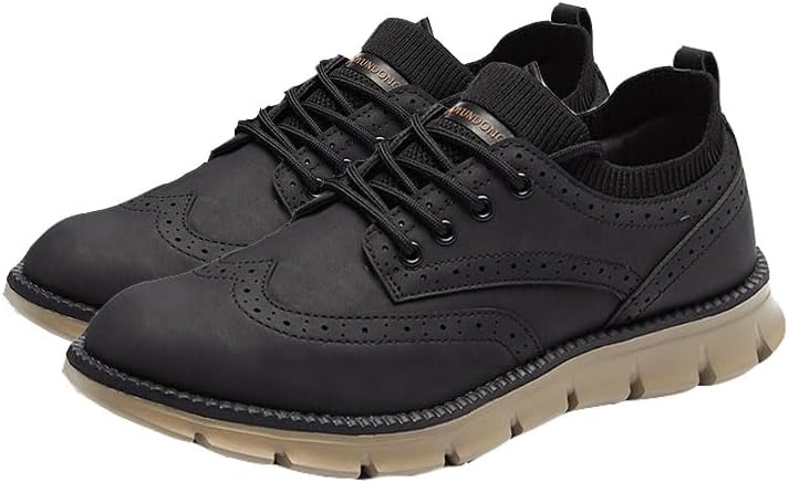 

Мужские туфли Деловые кроссовки Повседневная обувь Броги Оксфорды Слипоны Лоферы Odipon, черный