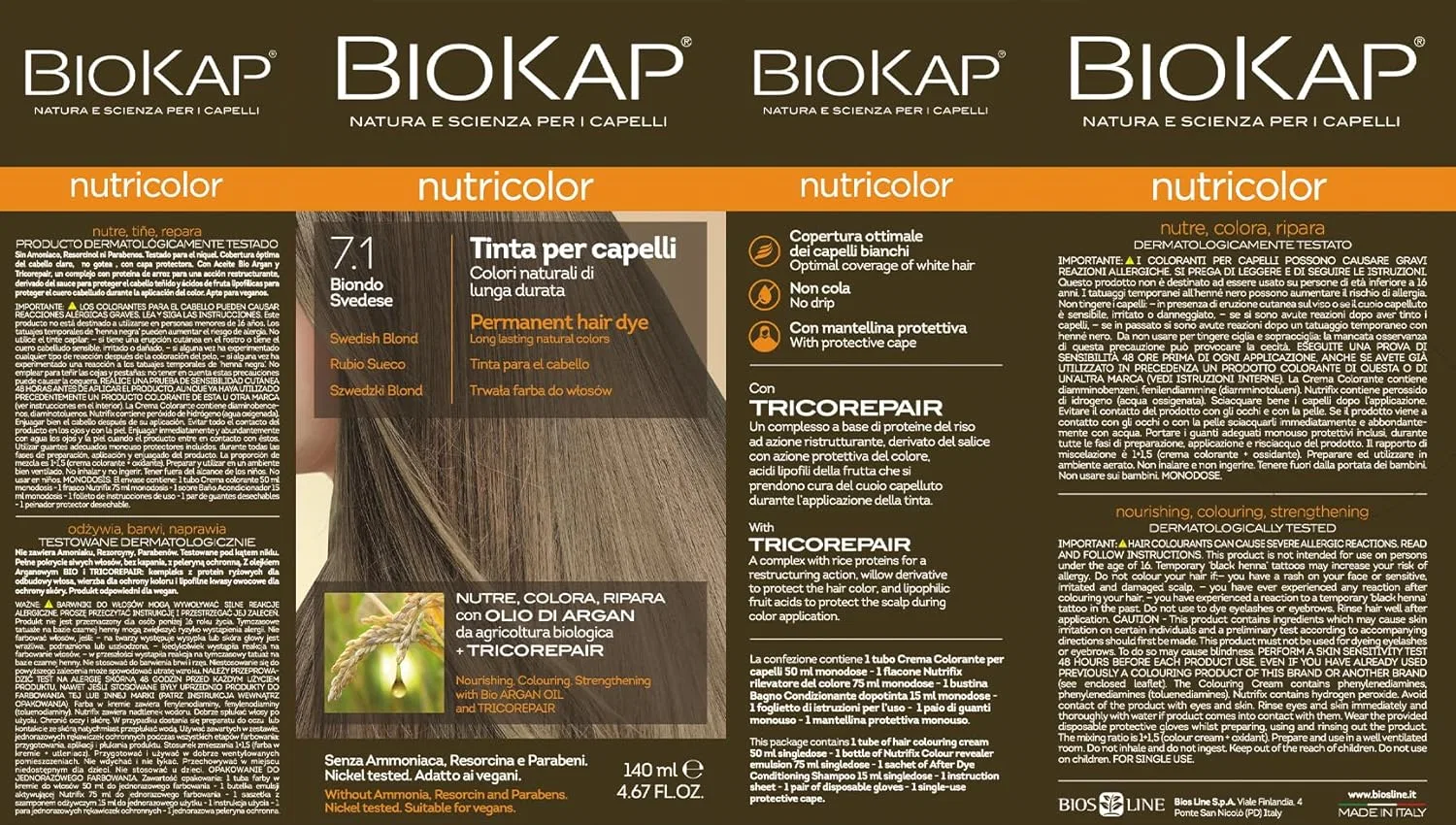 Краска для волос «Swedish Blonde Dye» 140 мл Bios Line — фото 3
