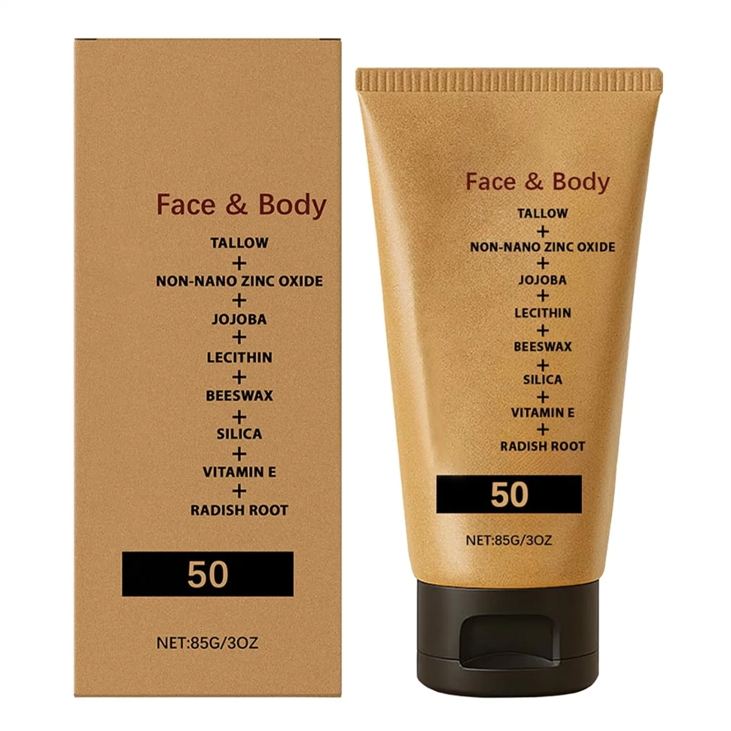 Органический солнцезащитный крем SPF 50 Fravsiu