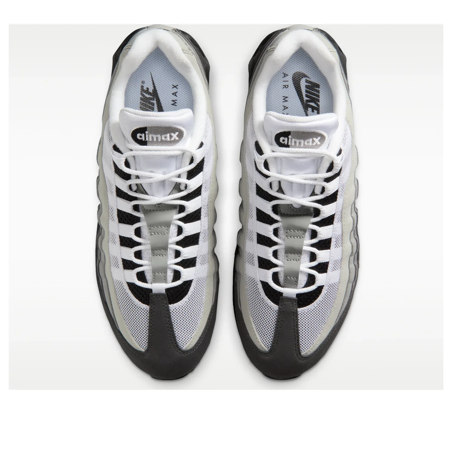 Кроссовки Nike Air Max 95 OG Big Bubble 'Granite', серый — фото 2