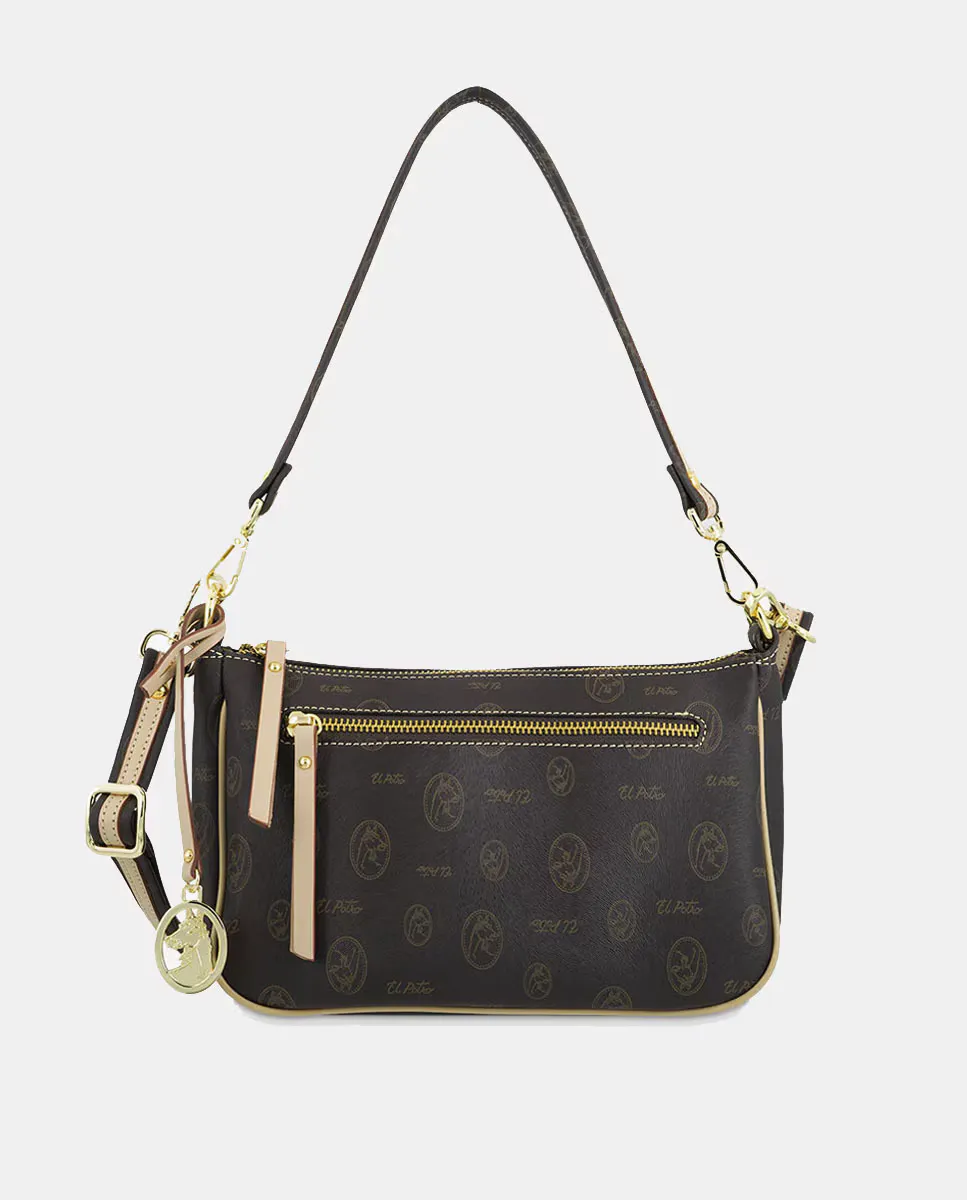 

Коричневая сумка-хобо El Potro, Коричневый, Коричневая сумка-хобо El Potro